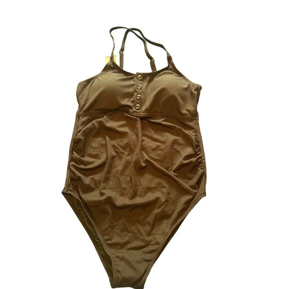 NWT Summer Mae Women's Black One Piece Swimsuit Swimwear Size Small - Picture 1 of 5